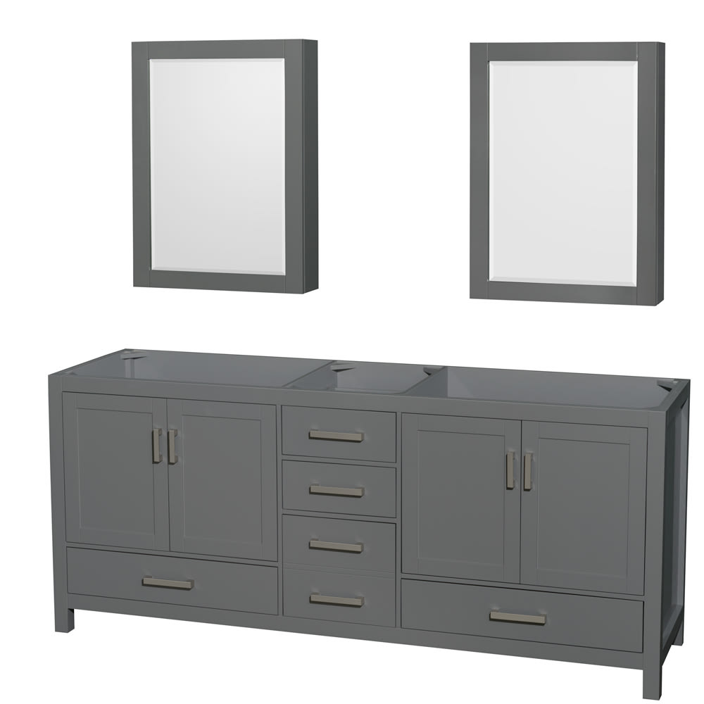 Sheffield Bathroom Vanity Cabinet 80 inch Double Sink