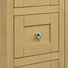 Custom image for Honey Oak with Brushed Gold Trim / White Quartz / No Mirror
