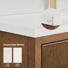 Custom image for Toasted Walnut with Brushed Nickel Trim / No Mirror
