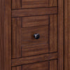 Custom image for Dark Walnut with Matte Black Trim / White Quartz / No Mirror