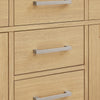 Custom image for Rift Oak with Brushed Nickel Trim / Carrara Cultured Marble / No Mirror