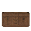 Custom image for Dark Oak with Matte Black Trim / No Mirror