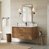 Custom image for Toasted Walnut with Matte Black Trim / Giotto Quartz / No Mirror