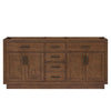 Custom image for Dark Oak with Matte Black Trim / No Mirror
