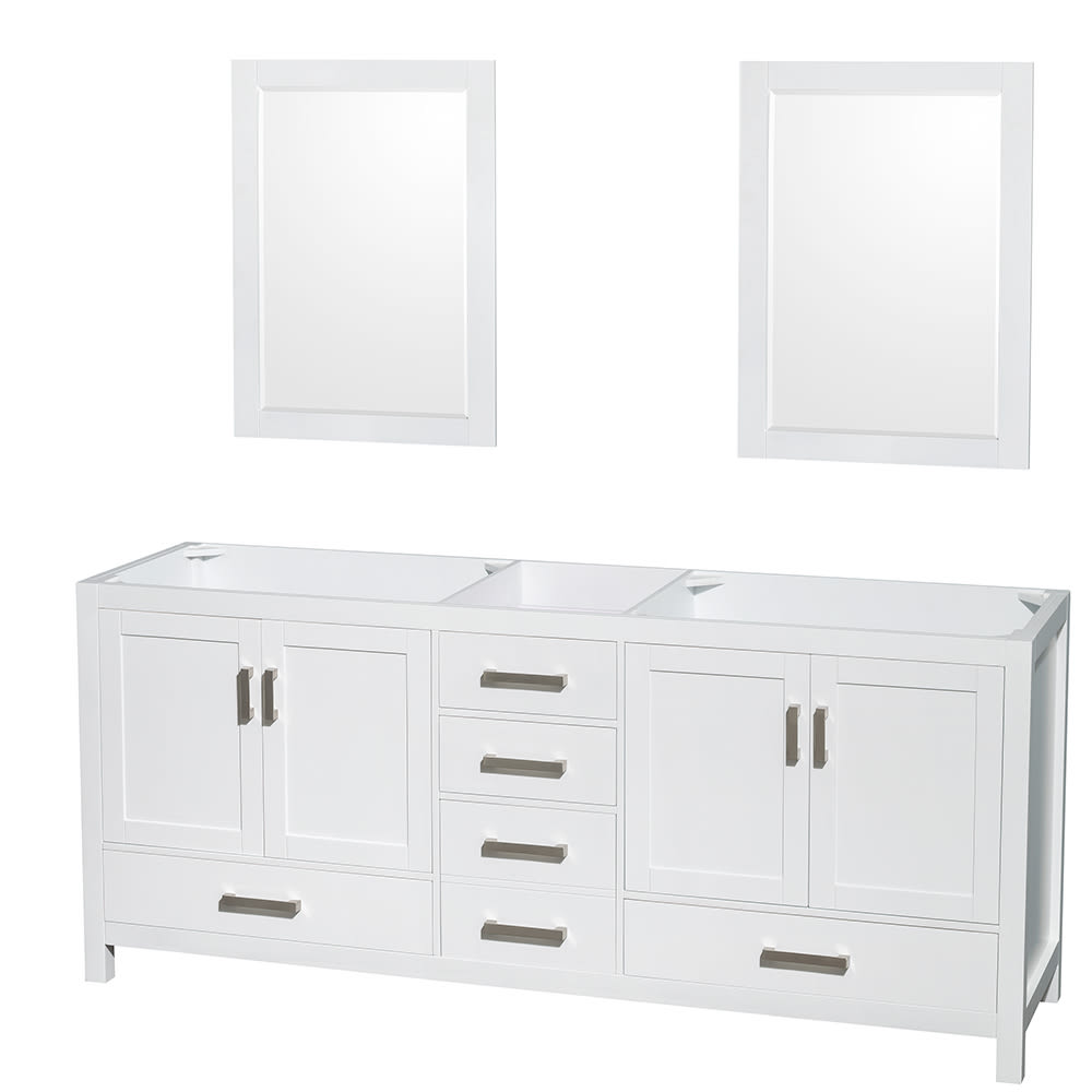 Sheffield Bathroom Vanity Cabinet 80 inch Double Sink
