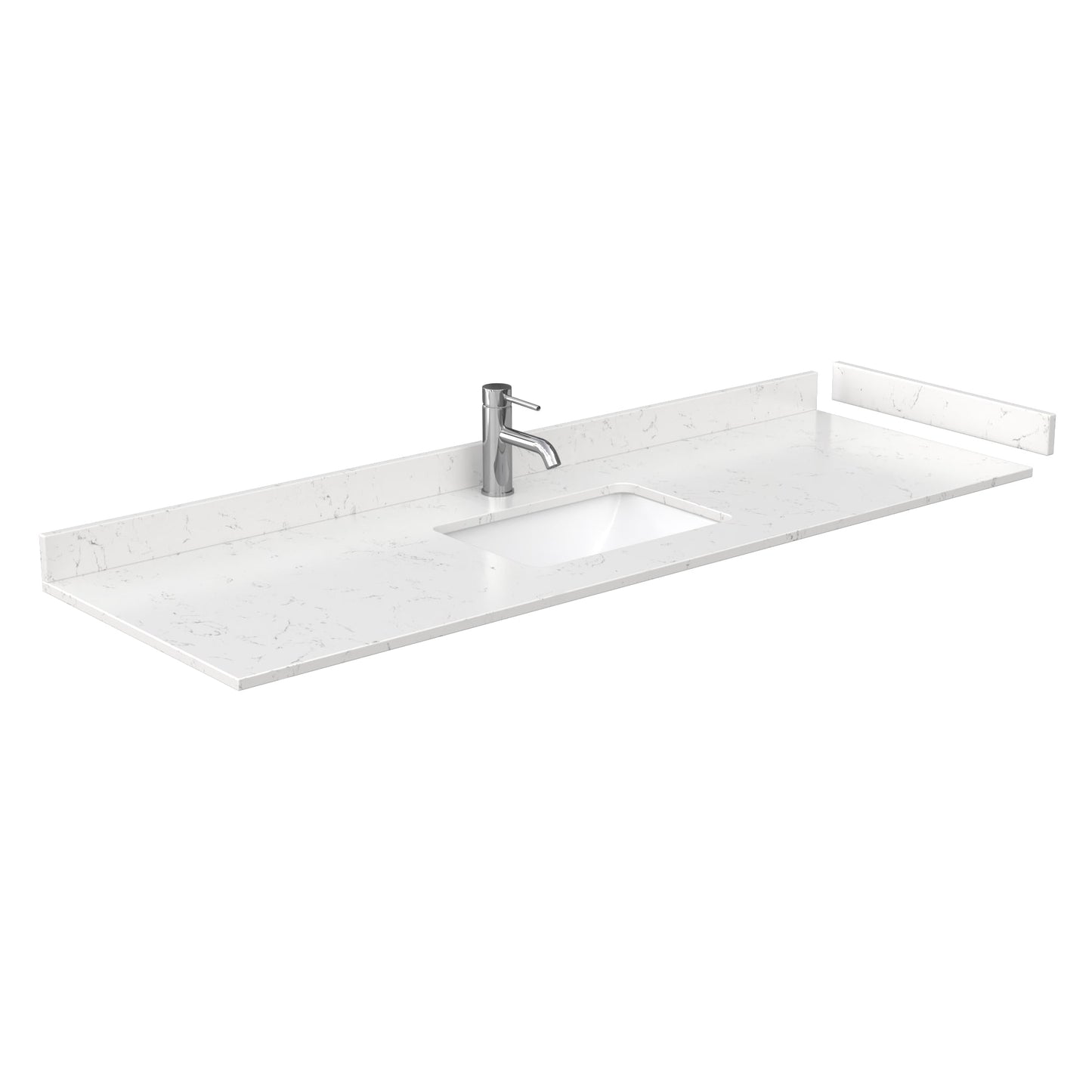 Countertop with Undermount Sink 66 inch Single hole