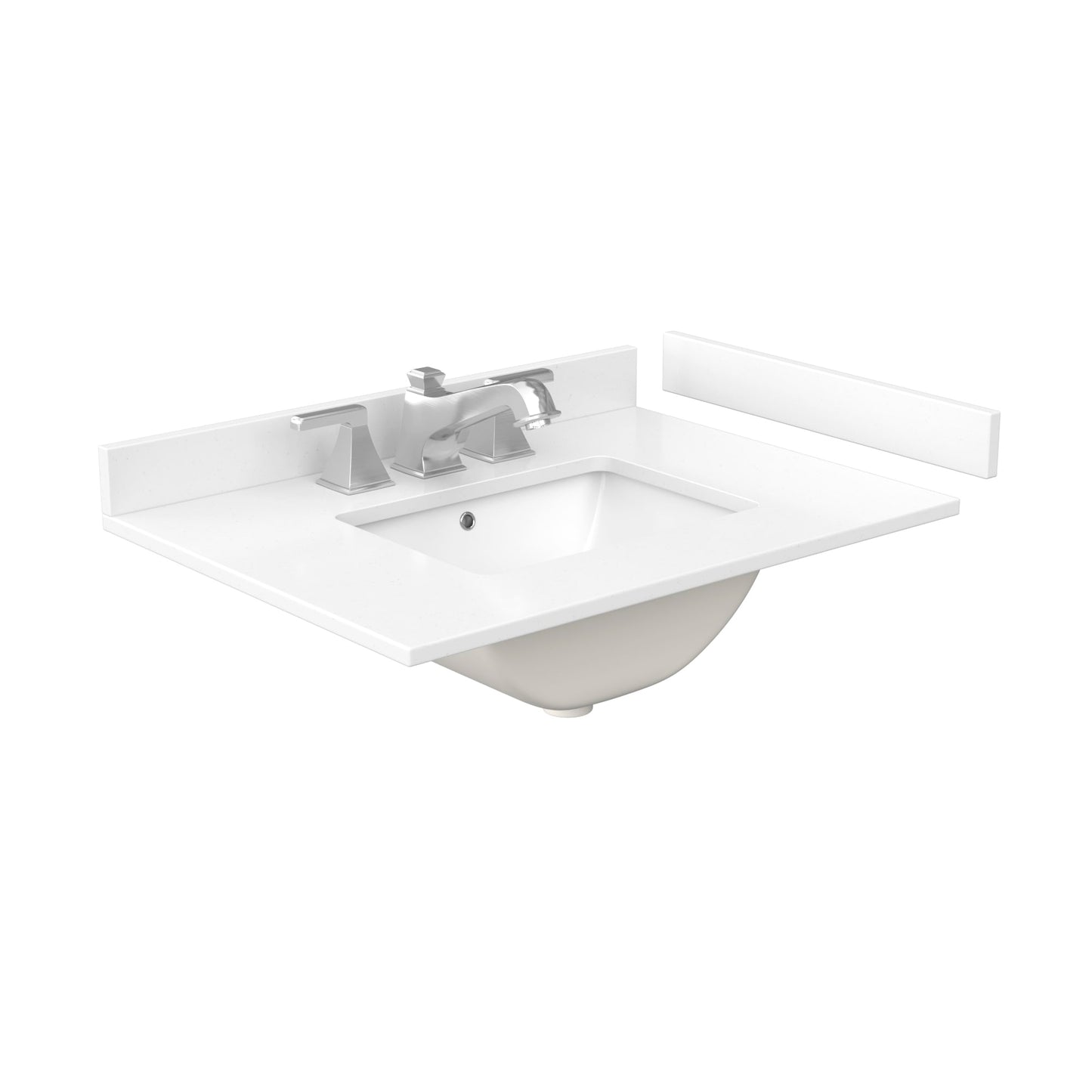 Countertop with Undermount Sink 30 inch 3-hole
