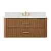 Custom image for Toasted Walnut with Satin Bronze Trim / Giotto Quartz / No Mirror