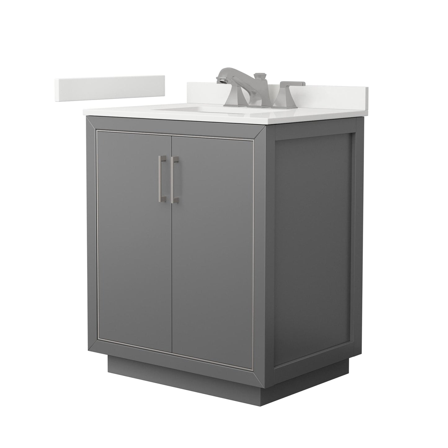 Icon Bathroom Vanity with Countertop 30 inch Single Sink 3-hole Faucet Setup