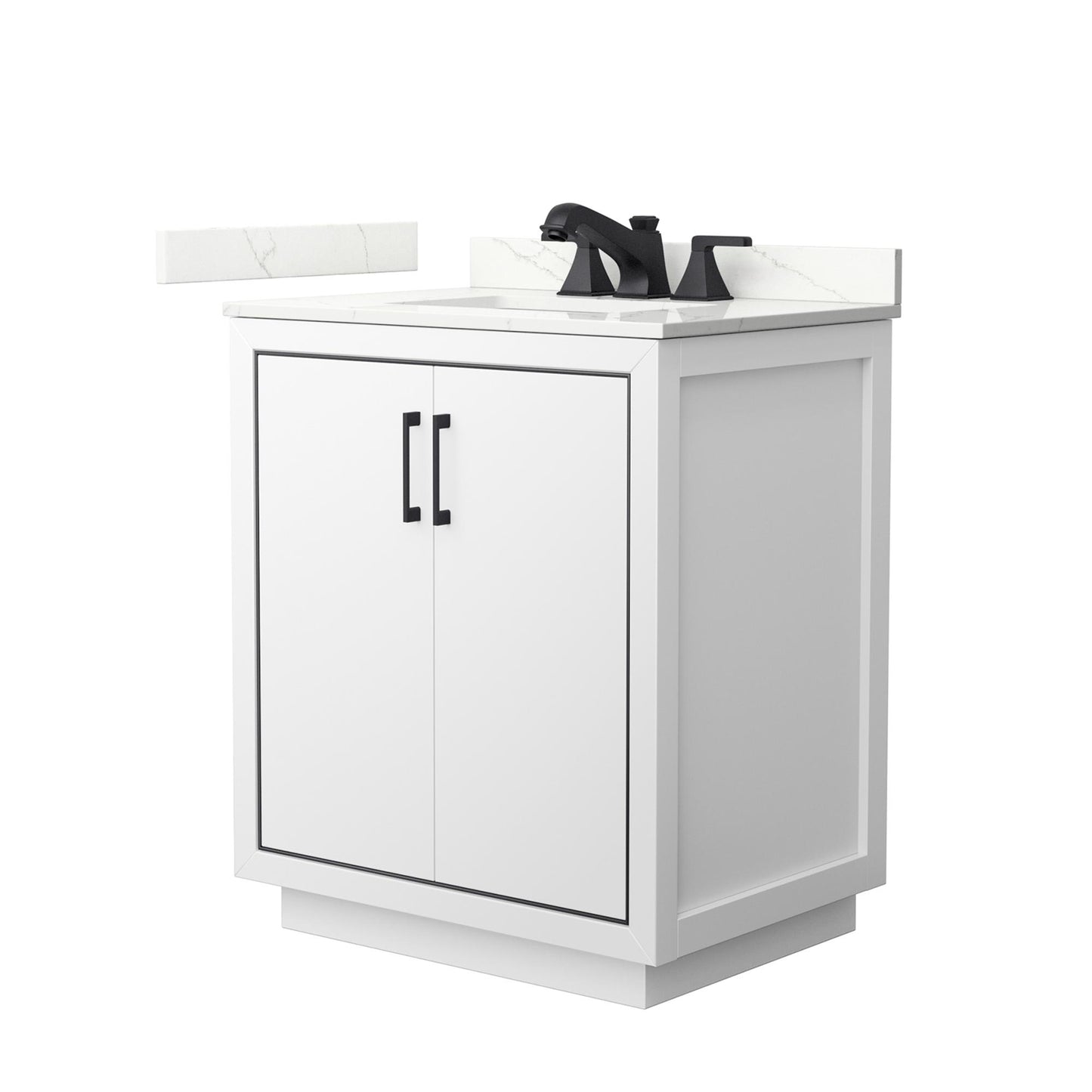 Icon Bathroom Vanity with Countertop 30 inch Single Sink 3-hole Faucet Setup
