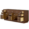 Custom image for Dark Oak with Brushed Nickel Trim / No Mirror