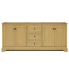 Custom image for Honey Oak with Matte Black Trim / No Mirror