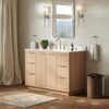 Custom image for Light Straw with Brushed Nickel Trim / Giotto Quartz / No Mirror