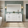 Custom image for White with Matte Black Trim / White Quartz / No Mirror