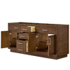 Custom image for Dark Oak with Brushed Nickel Trim / No Mirror