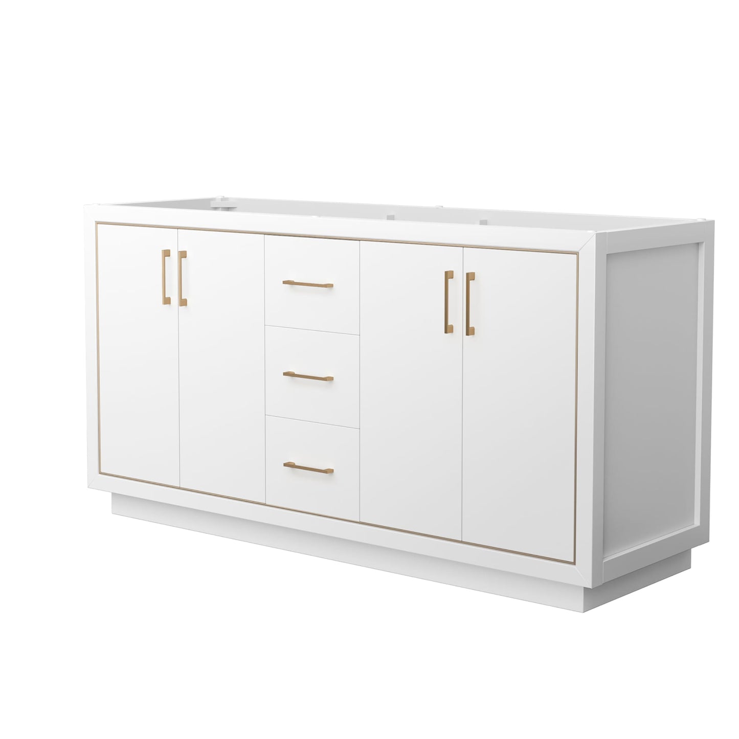 Icon Bathroom Vanity Cabinet 66 inch Double Sink