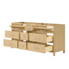 Custom image for Scandinavian Oak with Brushed Nickel Trim / No Mirror