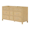 Custom image for Scandinavian Oak with Brushed Nickel Trim / No Mirror