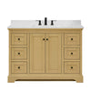 Custom image for Honey Oak with Matte Black Trim / Giotto Quartz / No Mirror