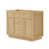 Custom image for Rift Oak with Brushed Gold Trim / No Mirror
