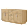 Custom image for Rift Oak with Brushed Nickel Trim / No Mirror