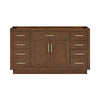 Custom image for Dark Oak with Brushed Nickel Trim / No Mirror