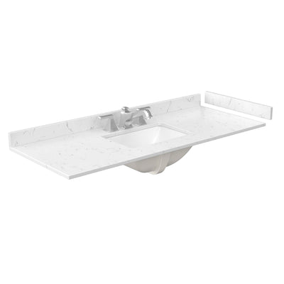 Countertop with Undermount Sink 54 inch 3-hole