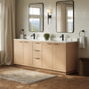 Custom image for Light Straw with Matte Black Trim / White Quartz / No Mirror