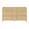 Custom image for Scandinavian Oak with Brushed Nickel Trim / No Mirror