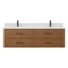 Custom image for Toasted Walnut with Matte Black Trim / Giotto Quartz / No Mirror