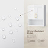 Custom image for White with Brushed Gold Trim