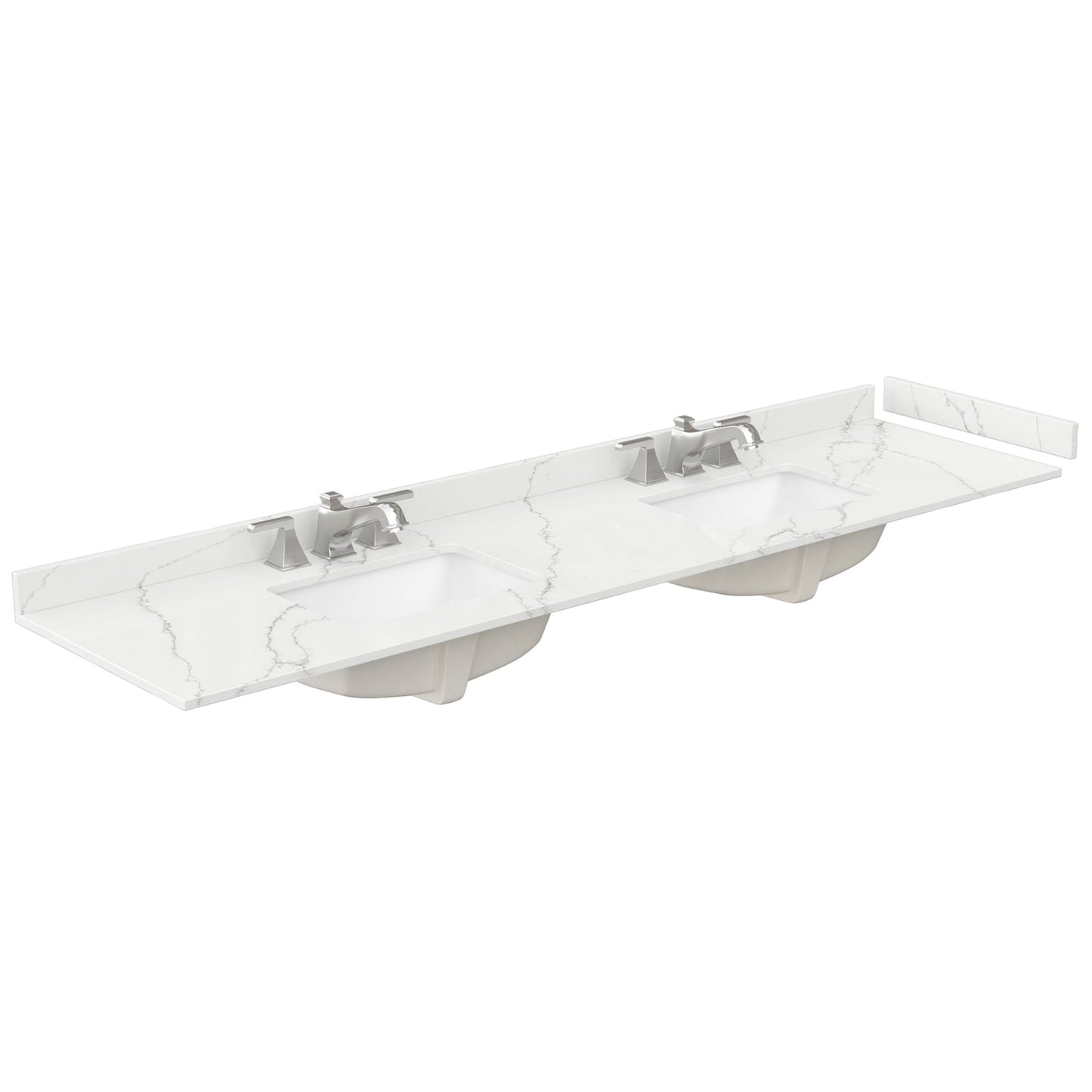 Countertop with Undermount Sink 84 inch 3-hole