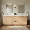 Custom image for Light Straw with Matte Black Trim / White Quartz / No Mirror