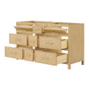 Custom image for Scandinavian Oak with Satin Bronze Trim / No Mirror