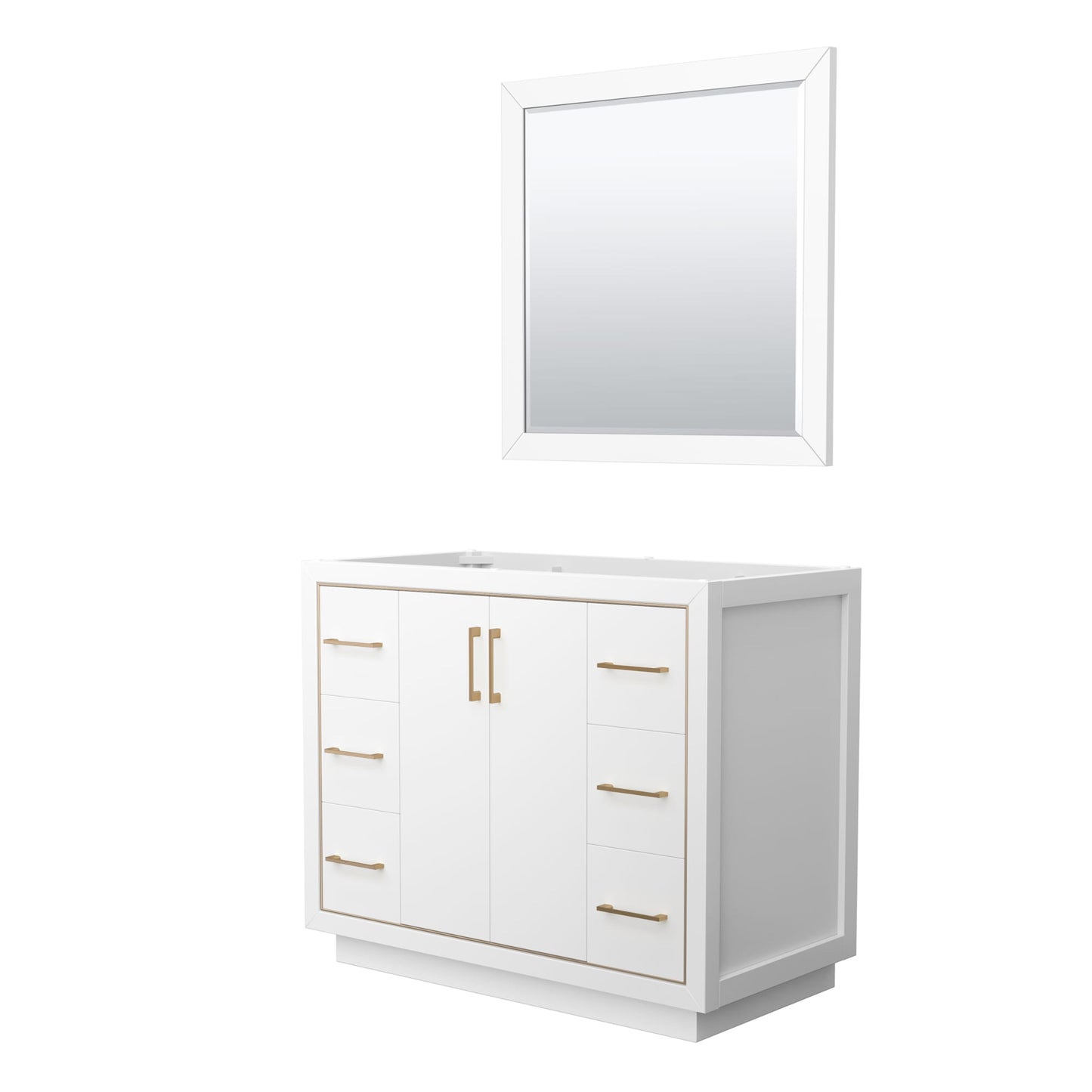 Icon Bathroom Vanity Cabinet 42 inch Single Sink