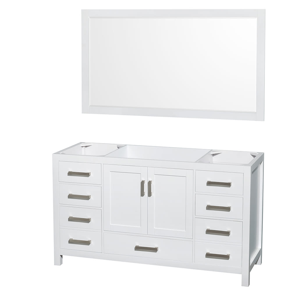 Sheffield Bathroom Vanity Cabinet 60 inch Single Sink