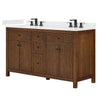 Custom image for Dark Walnut with Matte Black Trim / Giotto Quartz / No Mirror