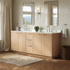 Custom image for Light Straw with Brushed Nickel Trim / Giotto Quartz / No Mirror