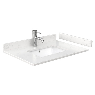 Countertop with Undermount Sink 30 inch Single hole