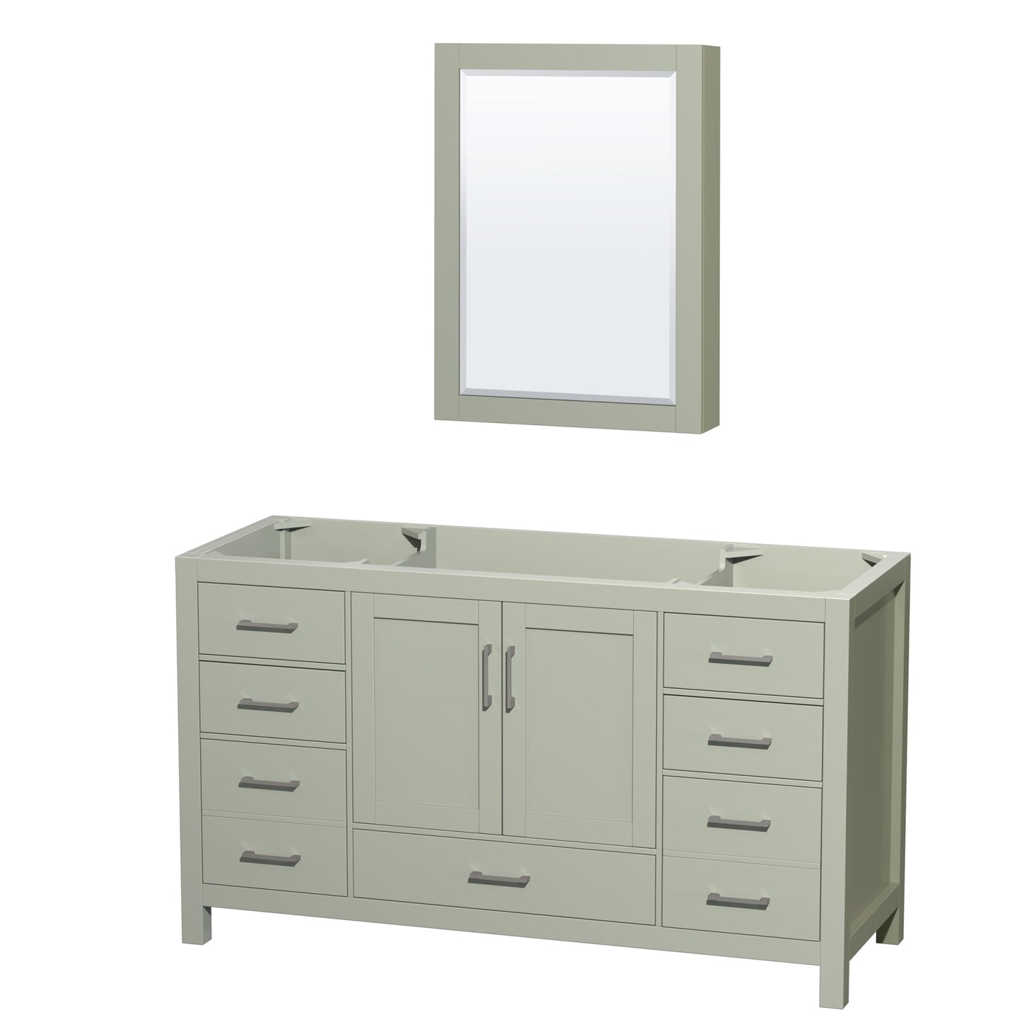 Sheffield Bathroom Vanity Cabinet 60 inch Single Sink