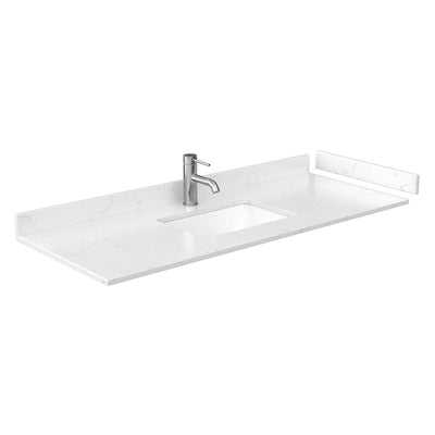 Countertop with Undermount Sink 54 inch Single hole