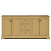 Custom image for Honey Oak with Matte Black Trim / No Mirror