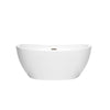 Custom image for White with Brushed Nickel Trim / 55