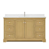 Custom image for Honey Oak with Polished Chrome Trim / Giotto Quartz / No Mirror
