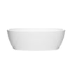 Custom image for White with Shiny White Trim and Brushed Nickel Faucet / 67