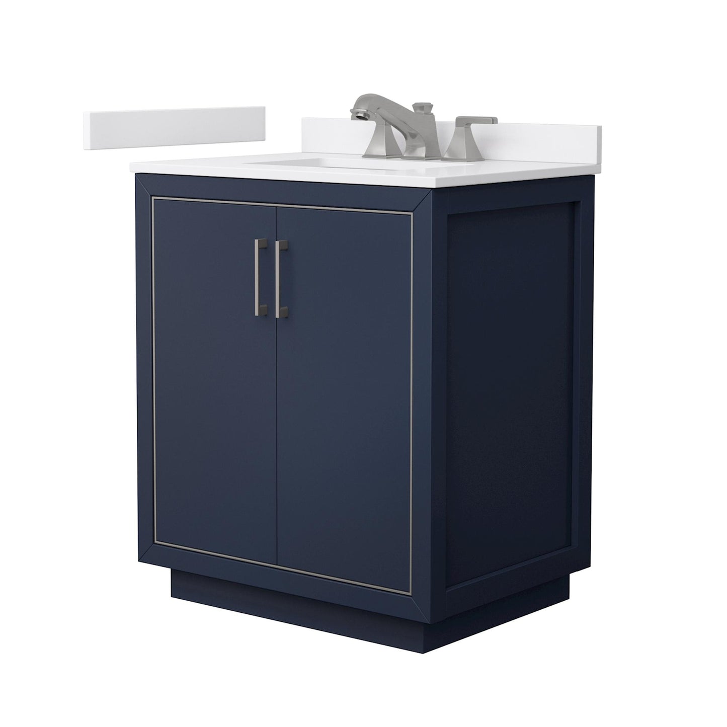 Icon Bathroom Vanity with Countertop 30 inch Single Sink 3-hole Faucet Setup