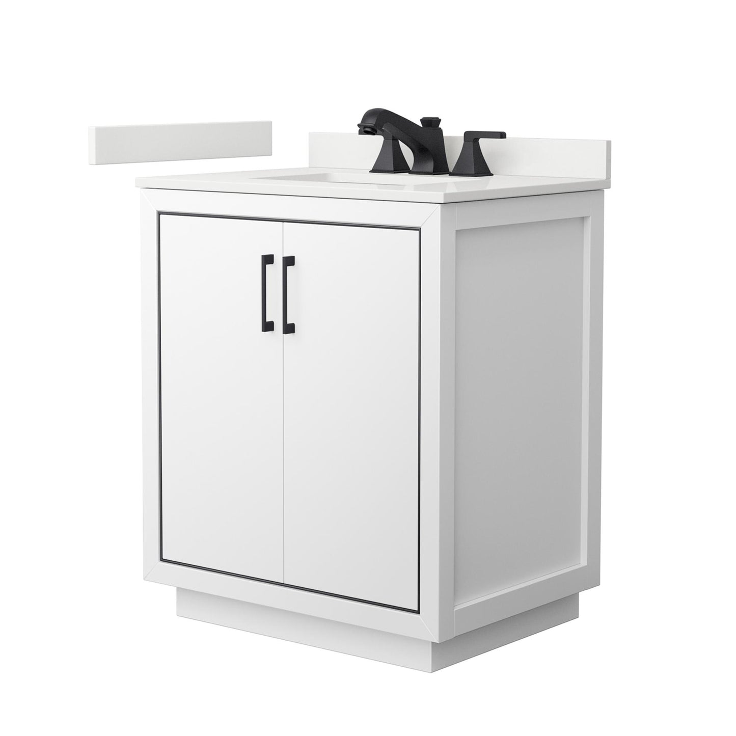 Icon Bathroom Vanity with Countertop 30 inch Single Sink 3-hole Faucet Setup