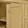 Custom image for Honey Oak with Brushed Gold Trim / White Quartz / No Mirror