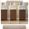 Custom image for Dark Walnut with Matte Black Trim / White Quartz / No Mirror