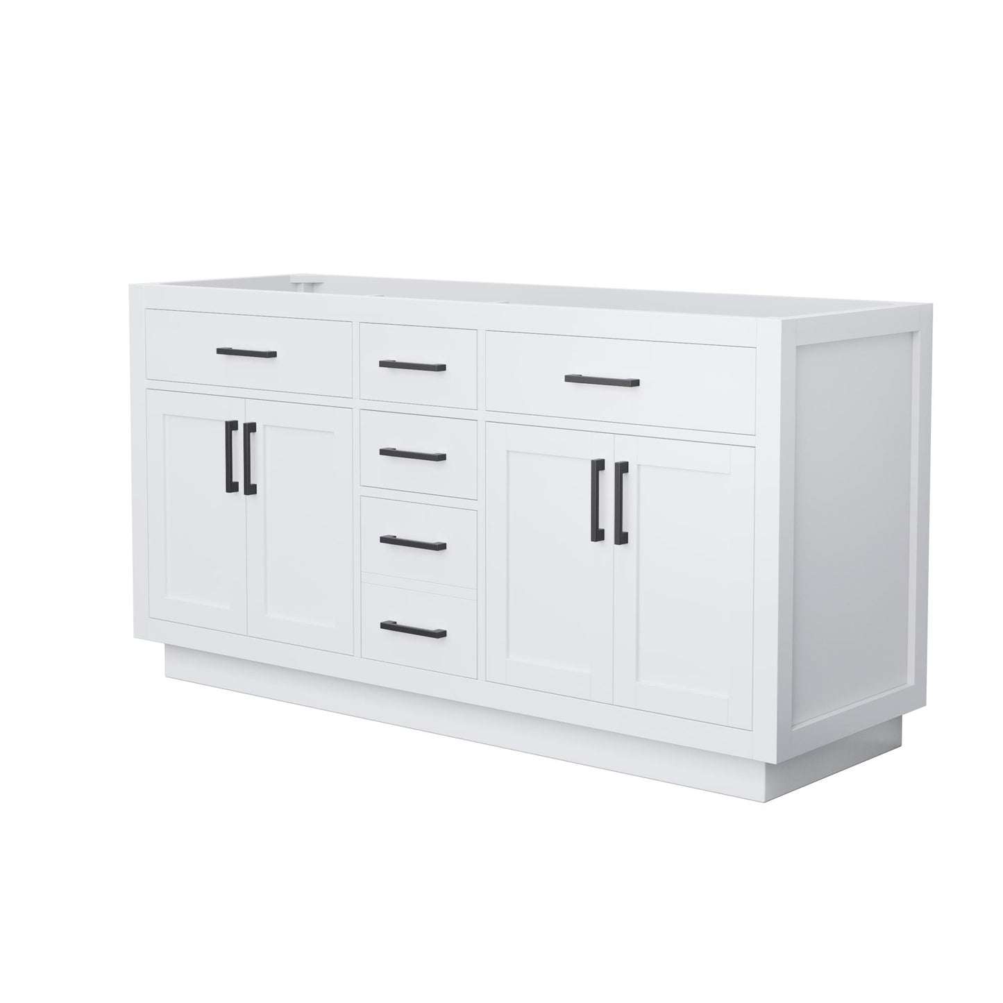 Beckett TK Bathroom Vanity Cabinet 66 inch Double Sink